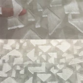 অনিয়মিত আকৃতির সিল্ক কাটিং ফ্যাব্রিক